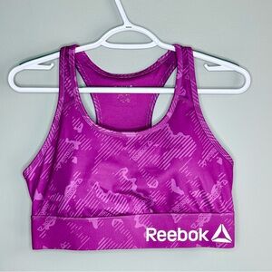 Reebok Purple Graphic Sports Bra